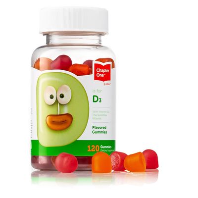 Zahler - Chapter One Vitamin D 3 1000 IU Gummies (120 Flavored Gummies) - Certified Kosher Chewable Vitamin D3 Gummies for Kids &amp; Adults - VIT D3 Supplements - Made in USA Vitamin D Gummies