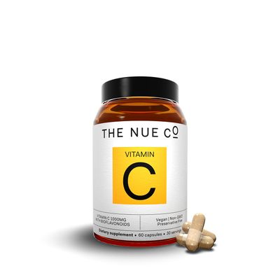The Nue Co. Vitamin C Supplement, Supports Immunity with Vitamin C 1000 mg, Citrus Bioflavonoids, Vegan, Gluten Free, 60 Capsules