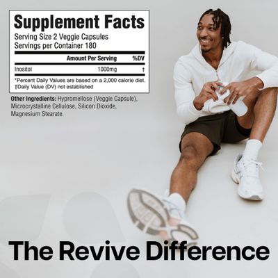Revive Inositol - Support Healthy Membrane Function (360 Vegetarian Capsules)