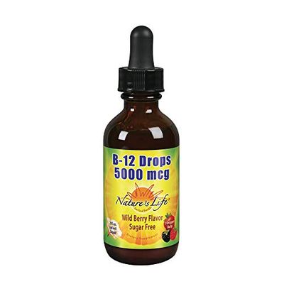 Nature&#39;s Life B-12 Drops, Methlycobalamin 4 oz (2 Fl Oz (Pack of 1))
