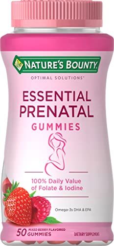 Nature&#39;s Bounty Optimal Solutions Essential, Prenatal Gummies, 50 Count