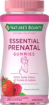 Nature&#39;s Bounty Optimal Solutions Essential, Prenatal Gummies, 50 Count
