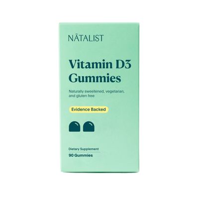 NATALIST Vitamin D3 1000 IU (25mcg) Gummies High Potency Immune Health Support Supplement Daily Healthy Bone, Teeth &amp; Muscle Formula for Women &amp; Men - Vegetarian, Gluten-Free - 90 Gummies
