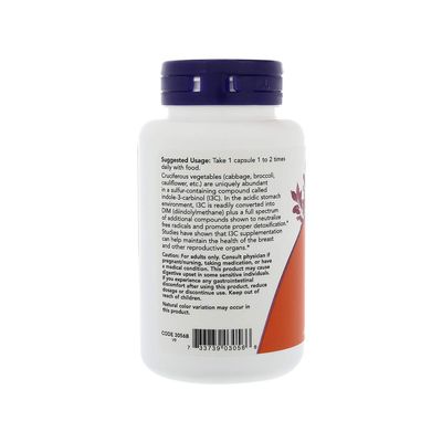 Now Foods: I3C w/Lignans, 60 vcaps