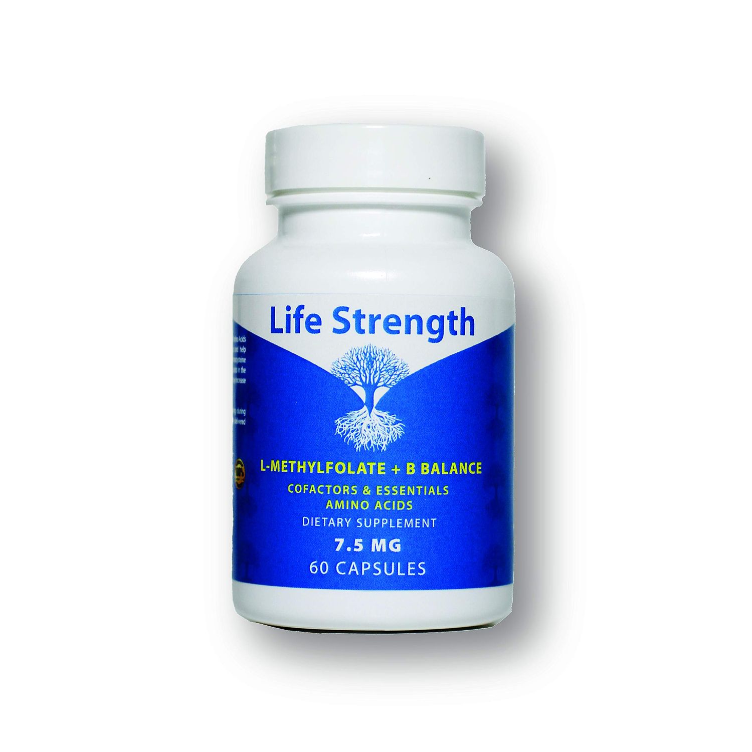 L-Methylfolate + B Balance (7.5mg) - 5-MTHF, B6, B2 &amp; B12 Methylcobalamin B Complex - 60 Capsules - Professional Strength Active Methyl Folate - Non GMO, Gluten Free, No Fillers
