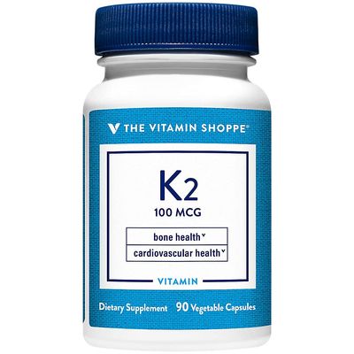 The Vitamin Shoppe Vitamin K2-100 MCG (90 Vegetarian Capsules)