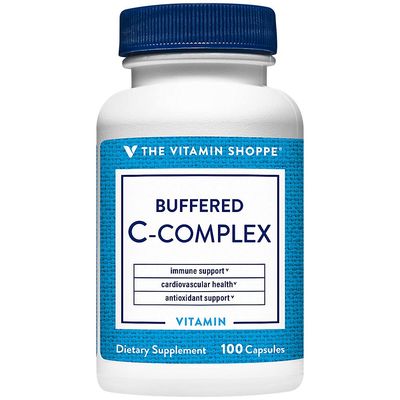 The Vitamin Shoppe Buffered C-Complex, Antioxidant That Supports Immune &amp; Cardiovascular Health, Non-Acidic (100 Capsules)