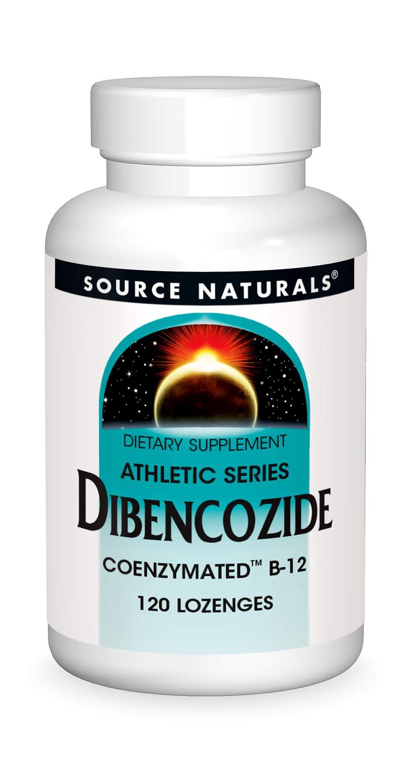 Source Naturals Dibencozide - Coenzymated B-12 Athletic Series, Quick Dissolving Dietary Supplement - 120 Lozenges