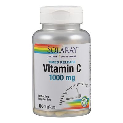 Solaray C Two-Stage Timed Release Supplement, 1000 mg, 100 Count