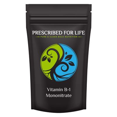Prescribed For Life Vitamin B1 Mononitrate Powder | Thiamine B1 Supplement | B1 Vitamin to Support Overall Health and Wellness | Vegan, Gluten Free, Non GMO (13 oz / 349 g(