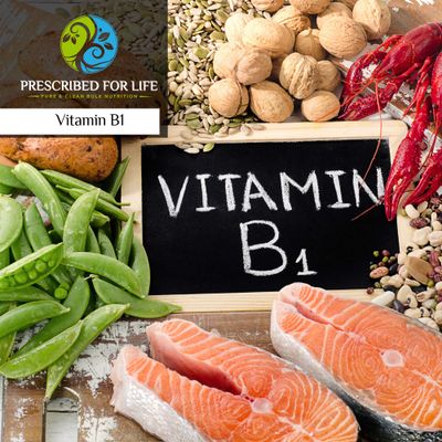 Prescribed For Life Vitamin B1 Mononitrate Powder | Thiamine B1 Supplement | B1 Vitamin to Support Overall Health and Wellness | Vegan, Gluten Free, Non GMO (13 oz / 349 g(