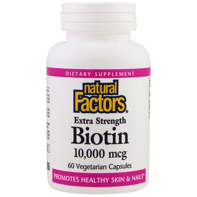Natural Factors Biotin 10000Mcg, 60 CT