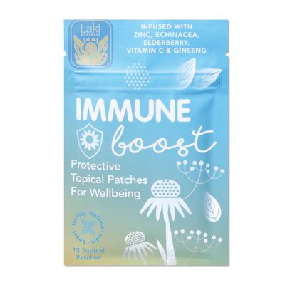 Laki Naturals Immune Boost Patch (Pack of 15) | Natural Immunity Defense | Daily Support for Your Body&#39;s Systems