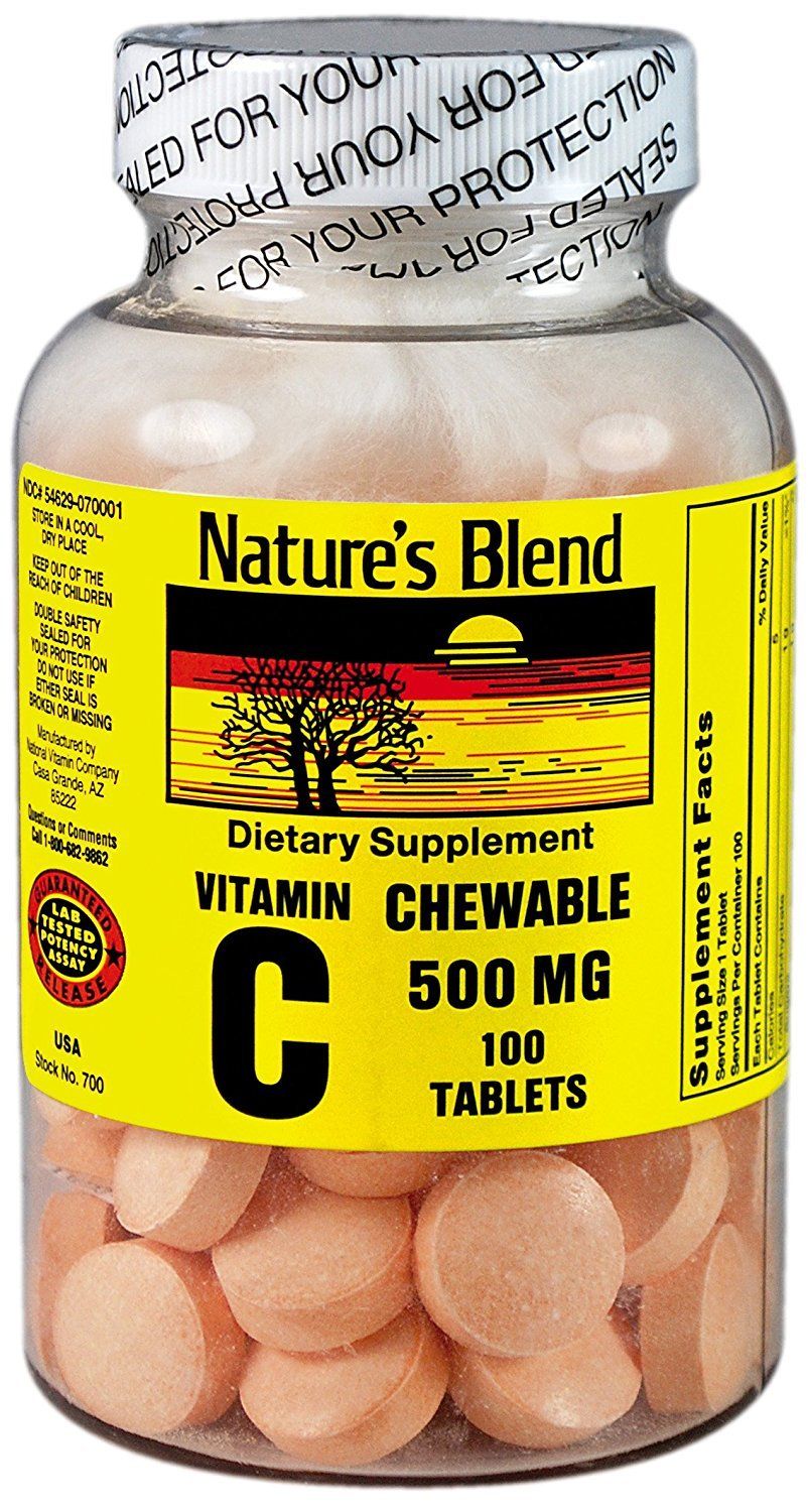 NAT B VIT C CW 500MG 100