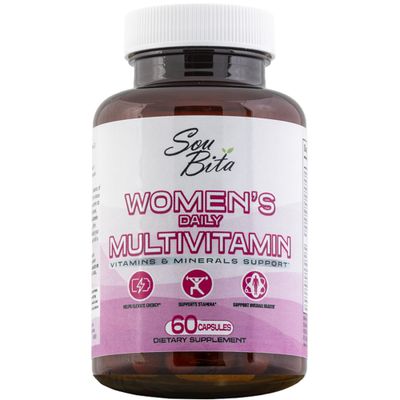 Vitamins for Women - Daily Multivitamins for Women Support for Energy, Immunity, Mood, Hair &amp; Skin - Women&#39;s Vitamins A, B12, C, D, E, Zinc, Calcium - Women&#39;s Multivitamin in Vegetable Capsules.