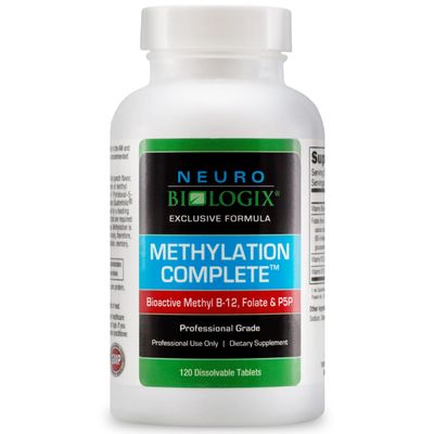 Methylation Complete in Fast-Dissolving Tablets - Methylated B Complex Vitamins to Aid Over 200 Body Processes - Supports Energy, Cell Function &amp; Immunity - Enhanced Absorption with B12, B6 &amp; Folate