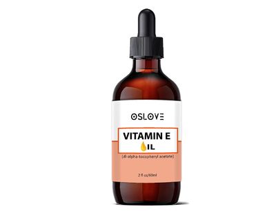Pure Vitamin E Oil- 2 Fl.oz by Oslove- Use as is or in Skin and Hair Product Formulations | Moisturizing and Softening for Hair, Nails and Skin