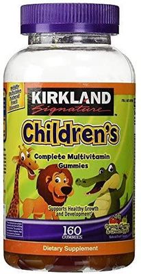 Kirkland Signature FsmJUt Childrens Complete Multivitamin Gummies, 160 Count