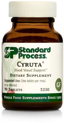 Standard Process Cyruta - Whole Food Cholesterol Support, Immune Support, Heart Health with Ascorbic Acid, Oat Flour and More - 90 Tablets