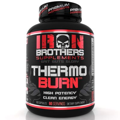 Iron Brothers Supplements Fat Burner - Hardcore Weight Loss Pills for Women &amp; Men | Appetite Suppressant, Thermogenic Belly Fat Burner, Metabolism Booster | Weight Loss Supplement for Rapid Results