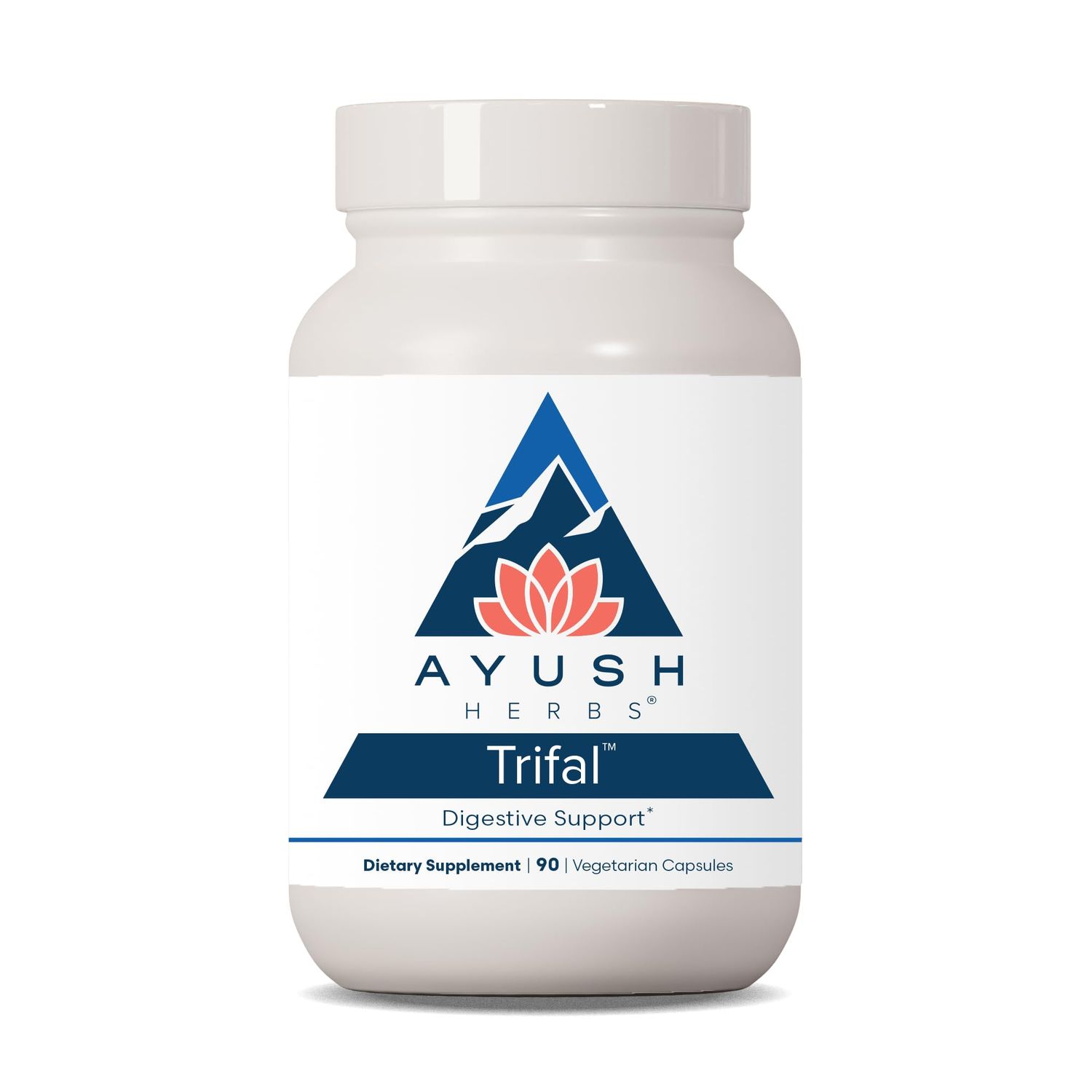 Ayush Herbs Trifal, Digestive Support Supplement for Women and Men, Capsules for Digestion, Intestinal Health, and Antioxidant Boost, Ayurvedic Herbs and Supplements, 90 Vegetarian Capsules