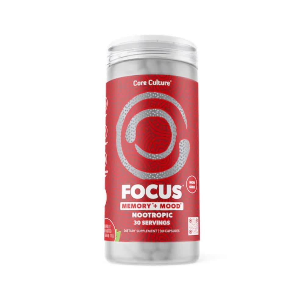 Premium Energy &amp; Focus Nootropic Brain Supplement - 200mg Caffeine, L Theanine, Rhodiola Rosea, Lions Mane, Bacopa Monnieri, Ginkgo, Ashwagandha - Alertness, Memory &amp; Clarity - 90 Energy Pills