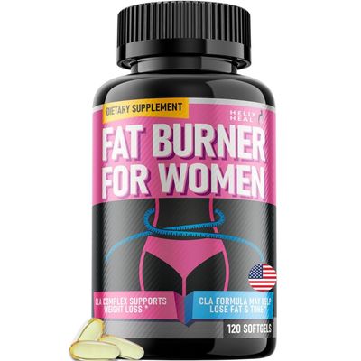 Belly Fat Burner for Women - Weight Loss Pills for Women Stomach Fat | CLA Softgels | Appetite Suppressant &amp; Metabolism Booster | Bloating Relief &amp; Natural Support - Keto Diet Pills 120 Softgels