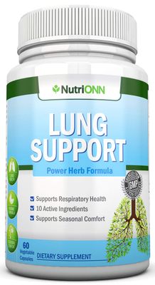 Lung Detox and Cleanse - Great for Smokers - Extra Strength - 100% Herbal Lung Health Supplements - Mucus Removal Support - Promotes Respiratory Health - Natural Way to Keep Your Lungs Clear