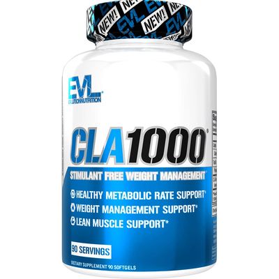 Conjugated Linoleic Acid CLA Pills - CLA 1000mg Diet Pills to Support Weight Loss Fat Burning Lean Muscle and Faster Metabolism - Stimulant-Free CLA 1000mg Safflower Based Fat Loss Support Pills - 90