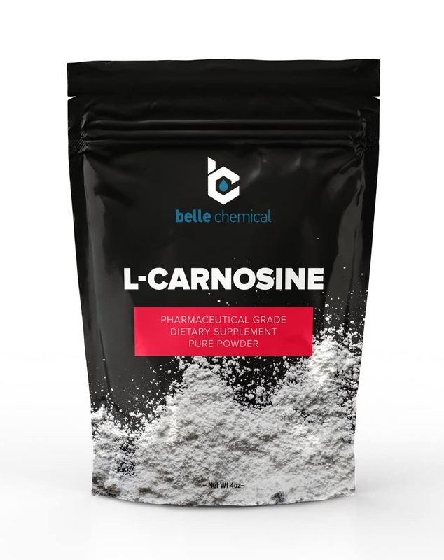 Pure L-Carnosine Powder Pharmaceutical Grade for Anti-Aging and Cognitive Health (4 Ounce)