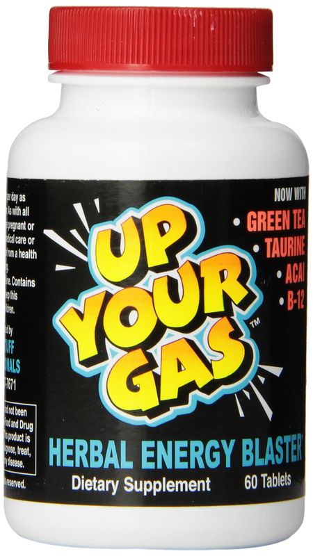 UP Your Gas Herbal Energy Blaster Tablets, 60 Count