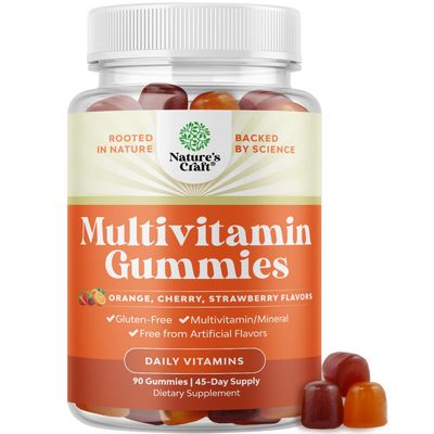 Multivitamin Gummies for Adults - Halal Multivitamin Gummy with B12 Biotin - Gelatin-Free Gummy Multivitamins for Men &amp; Women - Vitamin Gummies with Zinc &amp; Vitamin D - Non-GMO Gluten-Free - 90 Count