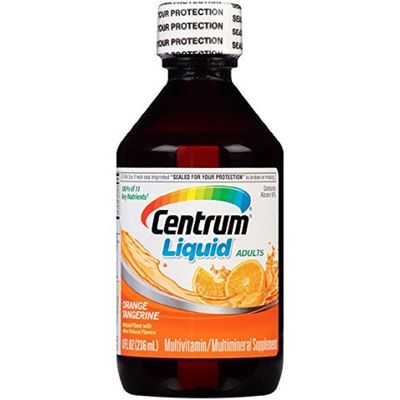 Centrum Liquid Multivitamin / Multimineral Supplement Citrus Flavor 8 Ounce (Value Pack of 2)