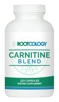 Rootcology Carnitine Blend - L-Carnitine & Acetyl-L-Carnitine Formula by Izabella Wentz Author of The Hashimoto's Protocol, Ideal for Vegetarians (120 Capsules)