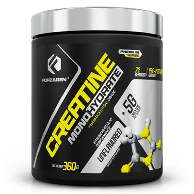 Forzagen Creatine Monohydrate Powder Unflavored, Micronized Creatine Powder for Muscle Gain for Men &amp; Women, Creatina Monohidratada en Polvo, Creatina para Aumentar la Masa Muscular - 72 Servings