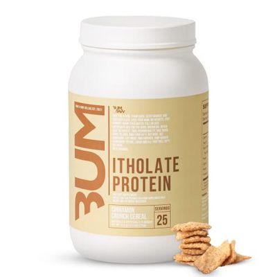 RAW Whey Isolate Protein Powder, Cinnamon Crunch (CBUM Itholate Protein) - 100% Grass-Fed Sports Nutrition Powder for Muscle Growth &amp; Recovery - Low-Fat, Low Carb, Naturally Flavored - 25 Servings