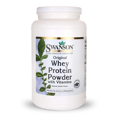 Whey Protein Powder 36.5 oz vanilla flavor (1,035 grams)