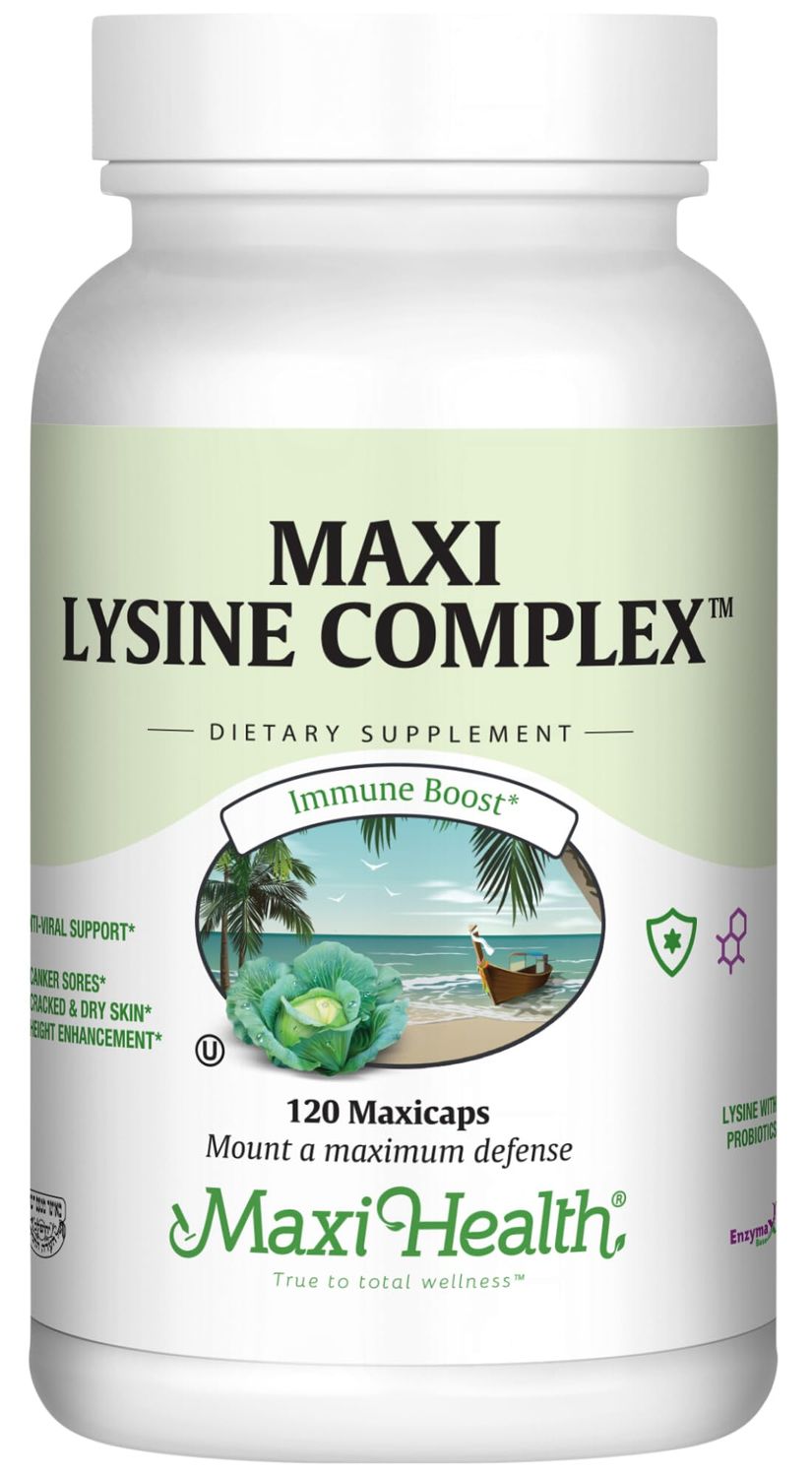 Lysine Complex with Probiotics - L-Lysine 1000mg Capsules for Protein Synthesis and Immune Health - 1000 mg Lysine Supplement from Lysine HCl - Amino Acid with Enzymax for Enhanced Absorption