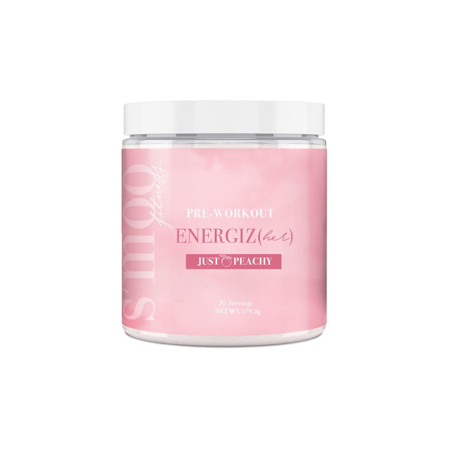 S&#39;moo ENERGIZ(her) Pre Workout Supplement - Preworkout Energy Powder - 30 Servings, Just Peachy