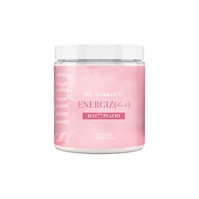 S&#39;moo ENERGIZ(her) Pre Workout Supplement - Preworkout Energy Powder - 30 Servings, Just Peachy