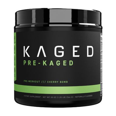 Kaged Original Pre Workout Powder | Cherry Bomb | Pre-Kaged | Formulated with Creatine, Beta Alanine, Pure Caffeine | 20 Servings