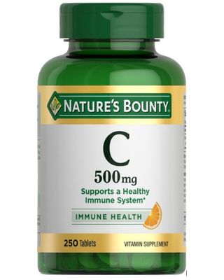 Natures Bounty Vitamin C, Supports a Healthy Immune System, Vitamin Supplement, 500mg, 250 Tablets