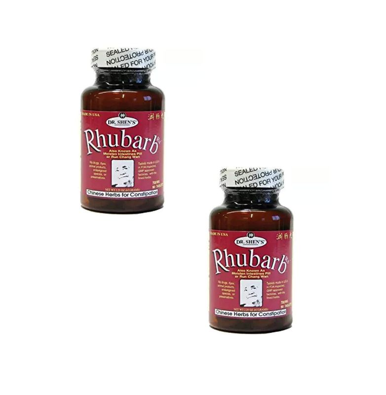 Rhubarb Pills, 90 Tablets (2 Pack)