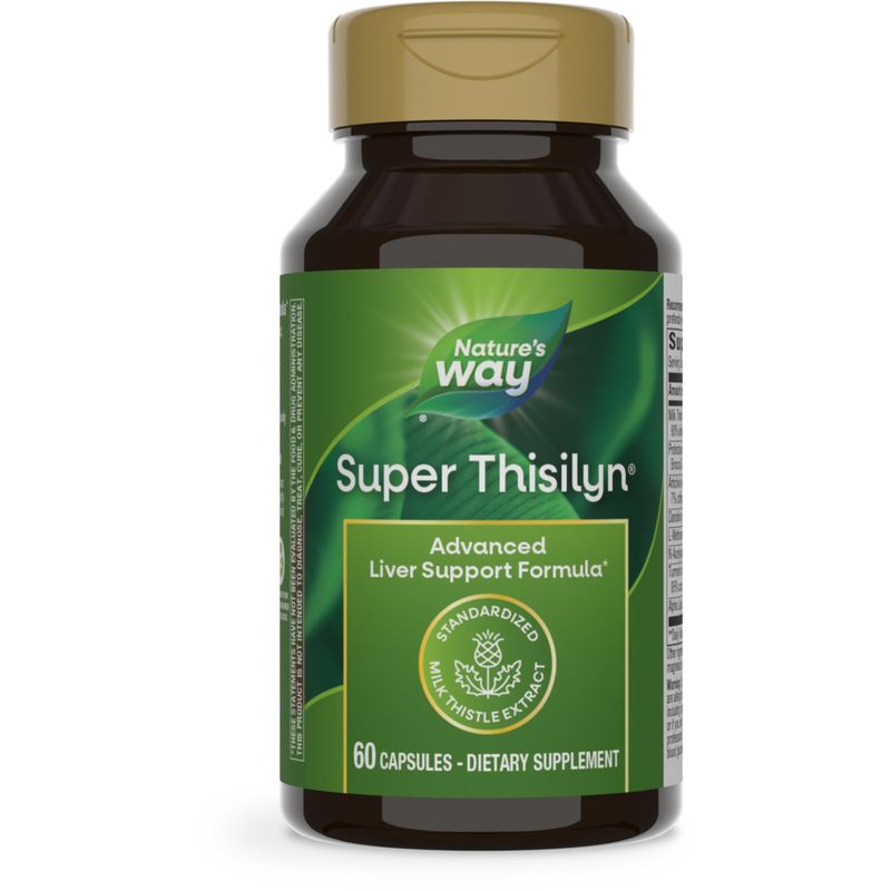 Nature&#39;s Way Super Thisilyn Advanced Liver Support Formula*, Liver Function Support*, 60 Capsules