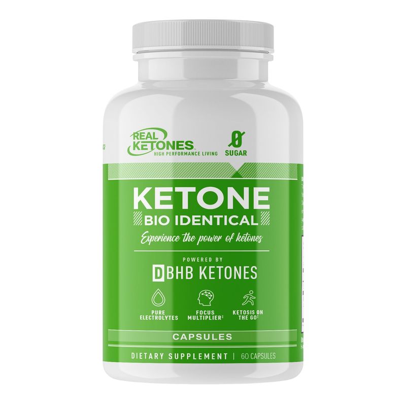 Real Ketones BHB Exogenous Ketones Keto Pills Keto Electrolytes Pills for Enhanced Energy Performance &amp; Rapid Ketosis - Caffeine Free Energy Keto Diet Pills with Patented Keto BHB (1 Month)