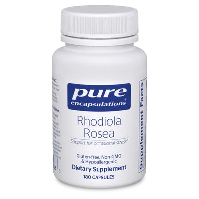 Pure Encapsulations Rhodiola Rosea - for Occasional Stress, Endurance &amp; Fatigue Relief* - with Adaptogens - Gluten Free &amp; Vegan - 180 Capsules