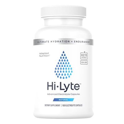 Hi-Lyte Electrolyte Replacement Capsules | Rapid Rehydration Supplement | Vegan &amp; Keto Friendly | Gentle on Stomach | Magnesium, Potassium, Sodium | 100 Capsules