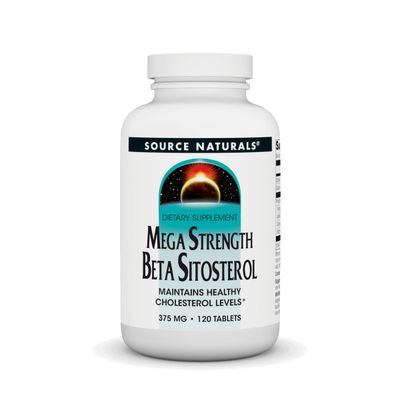 Source Naturals Mega Strength Beta Sitosterol 375mg - 120 Tablets