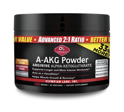 Olympian Labs A-AKG Powder, 40 Servings, 4.2 Oz