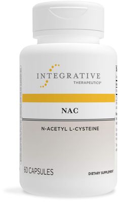 Integrative Therapeutics NAC - Supports Healthy Respiratory &amp; Lung Function* - Supports Production of Glutathione* - 60 Capsules